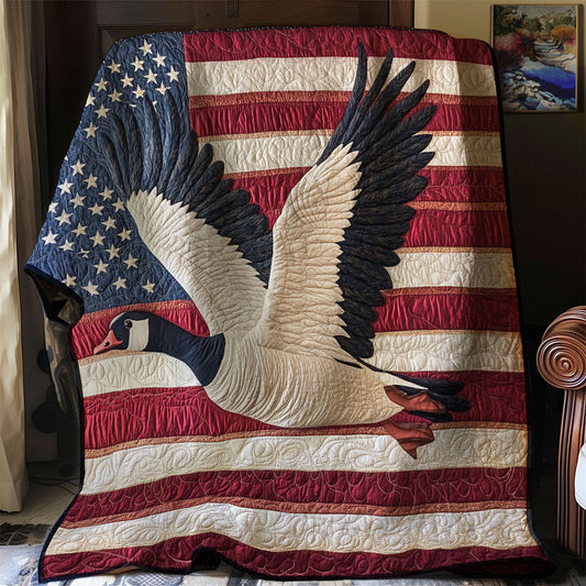 Patriotic Geese WJ0502022CL Quilt