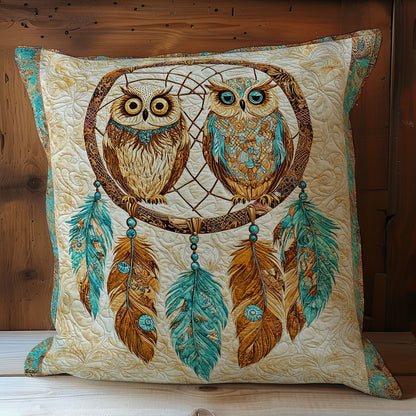 Couple Owl And Dreamcatcher WY1102038CL Quilt Pillow Case