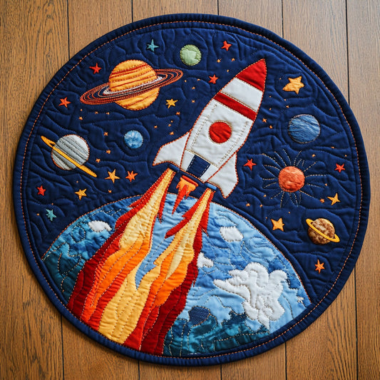 New Discovery CQ0606016CL Quilted Round Mat