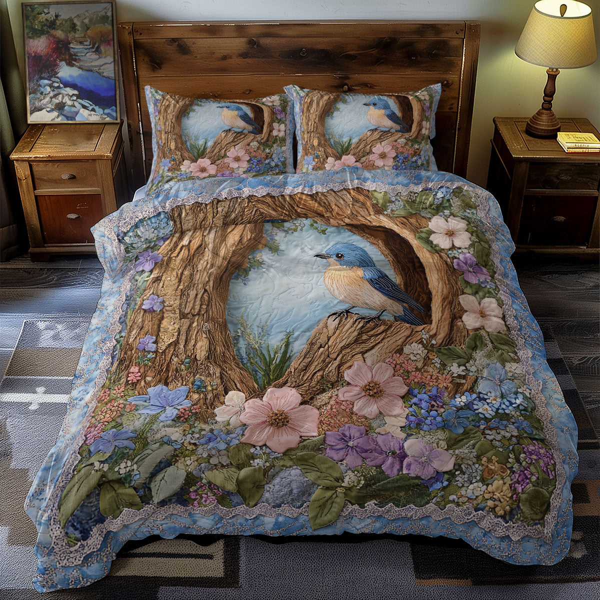 Bird In Spring WX1312055CL Duvet Cover Set