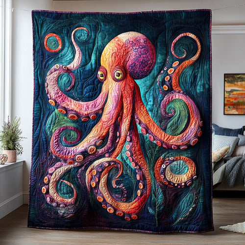 Majestic Octopus WY1202125CL Quilt