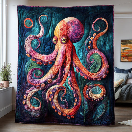 Majestic Octopus WY1202125CL Quilt
