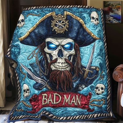 Bad Man Pirate Emblem WX1306002CL Quilt