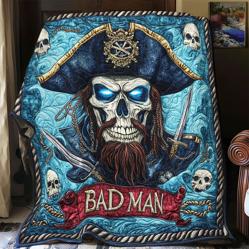 Bad Man Pirate Emblem WX1306002CL Quilt