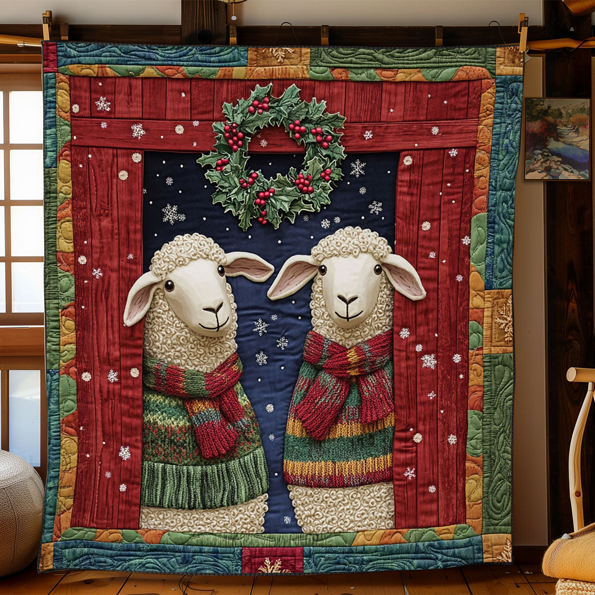 Farm Christmas CP1711085CL Quilt