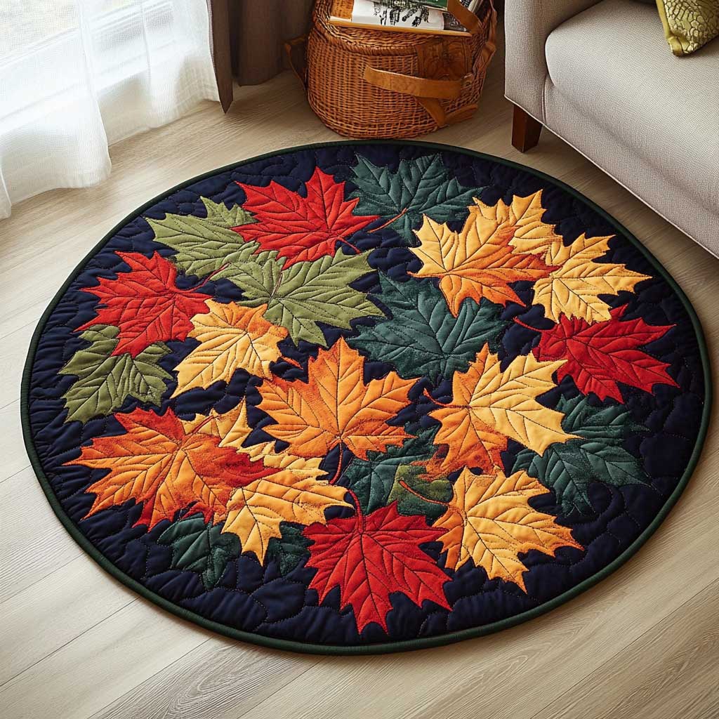 Golden Maple WN1403036CL Quilted Round Mat