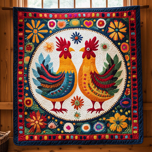 Country Chicken CP1411043CL Quilt