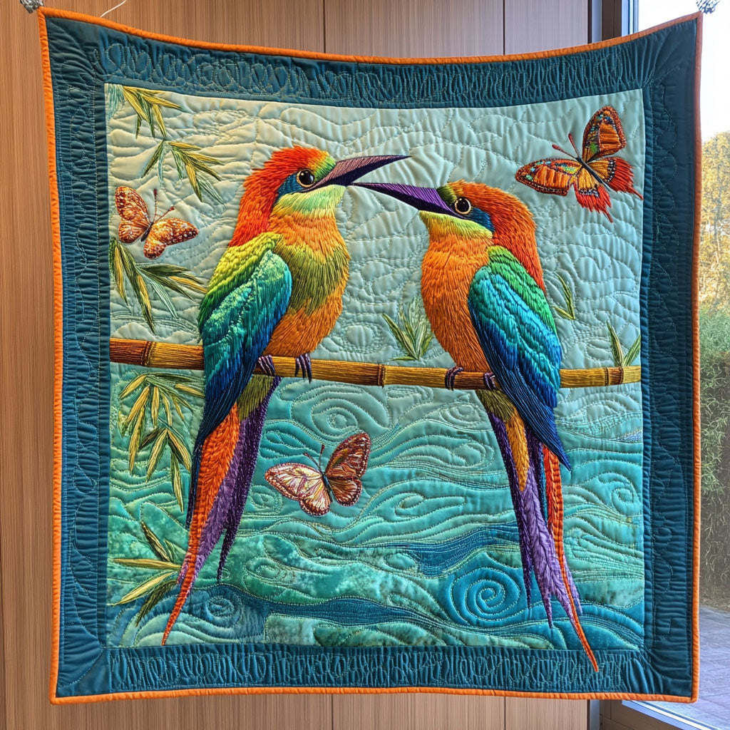 Sunlit Feathers CP2008012CL Quilt