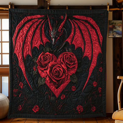 Dragon's Embrace Rose WN2512014CL Quilt