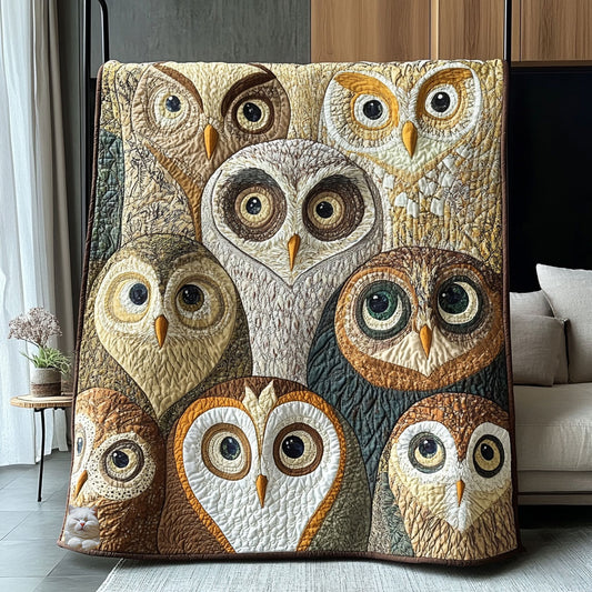 Owl Gang WU2210028CL Quilt