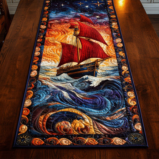 Deckside Comfort CM1705035CL Quilted Table Runner