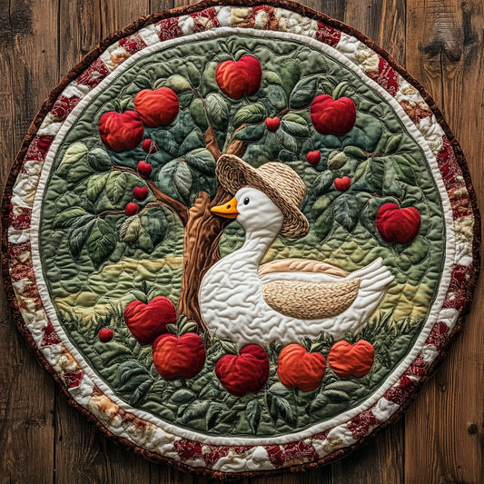 Autumn Hat CP0606027CL Quilted Round Mat