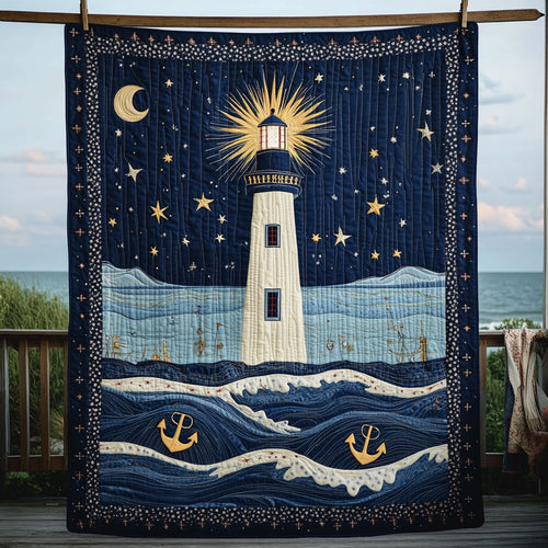 Bright Lighthouse In The Night DH2909026CL Quilt