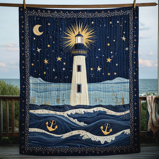 Bright Lighthouse In The Night DH2909026CL Quilt