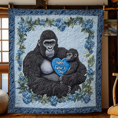 Gorilla Father's Day WN1004031CL Quilt