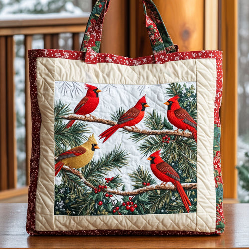 Cardinal Winter CW0711015CL Quilted Tote Bag