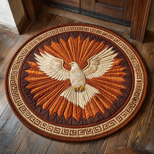 Tribal Wings CP1407061CL Quilted Round Mat