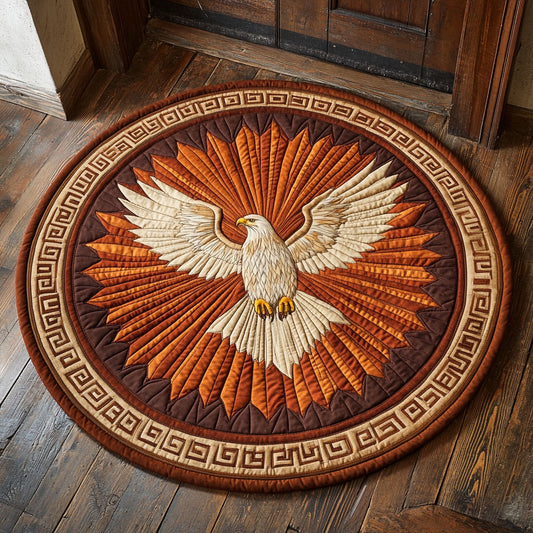 Tribal Wings CP1407061CL Quilted Round Mat