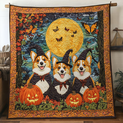 Magic Corgi Circus WN3107036CL Quilt