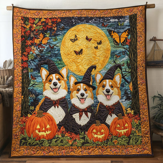 Magic Corgi Circus WN3107036CL Quilt