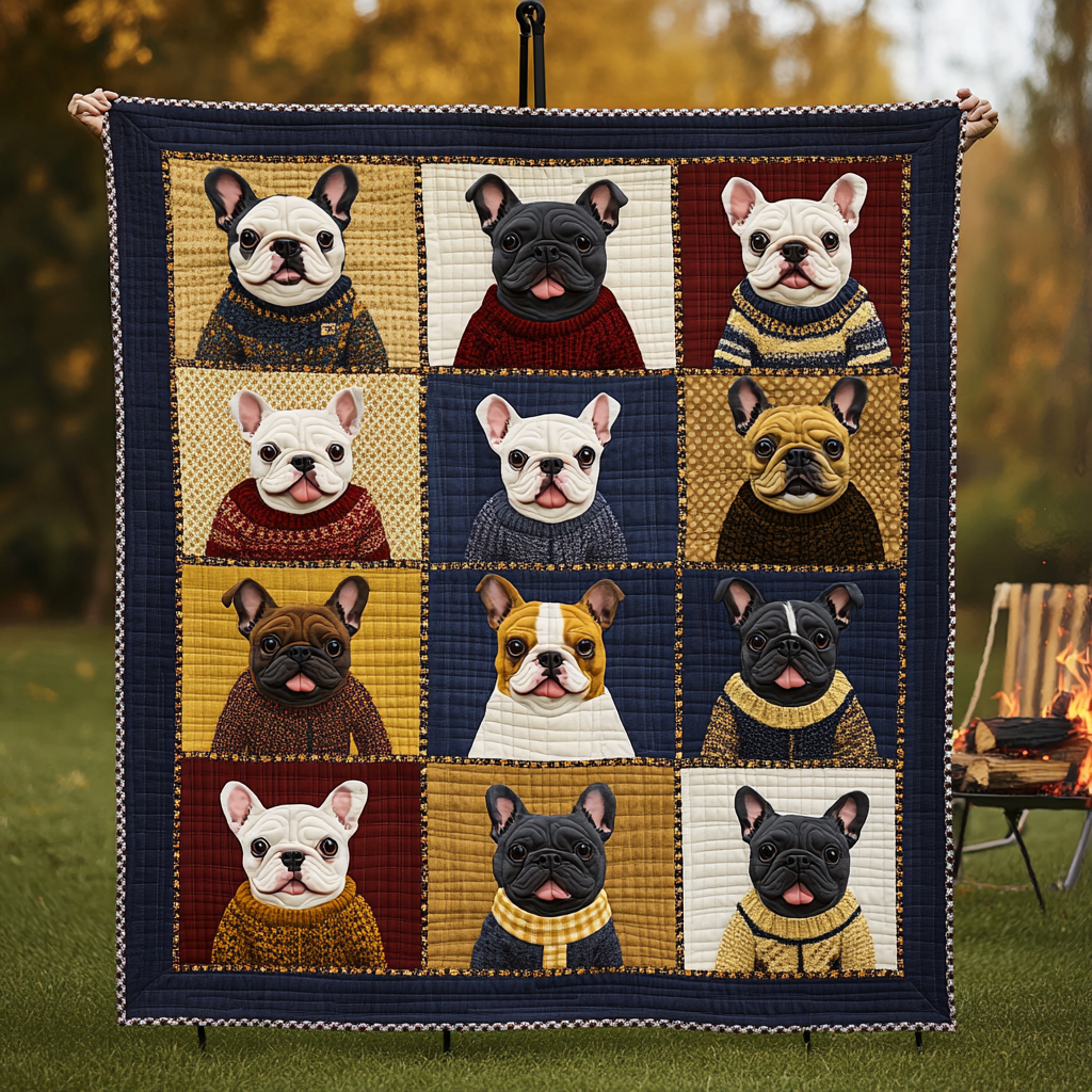 French Bulldog MH1909002CL Quilt