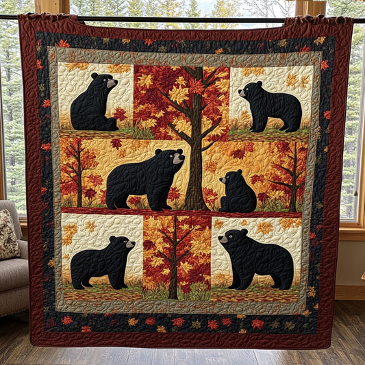 Bears In Autumn WY1308006CL Quilt