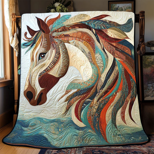 Horse Native American WP1102008CL Quilt