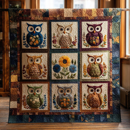 Owl Fall Charm CW0708050CL Quilt