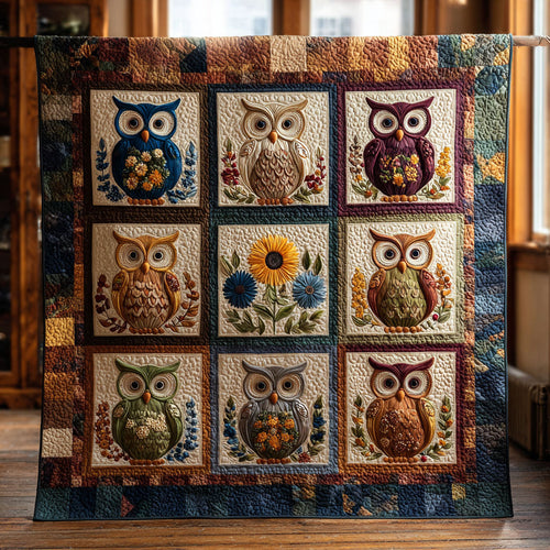 Owl Fall Charm CW0708050CL Quilt