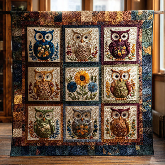 Owl Fall Charm CW0708050CL Quilt