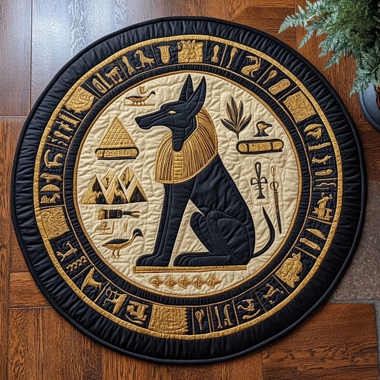 Golden Afterlife CP1607051CL Quilted Round Mat