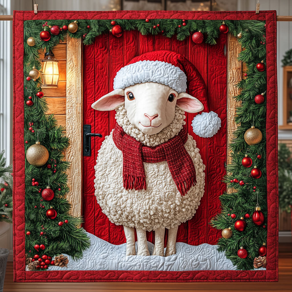 Lamb's Holly Welcome LT1711014CL Quilt