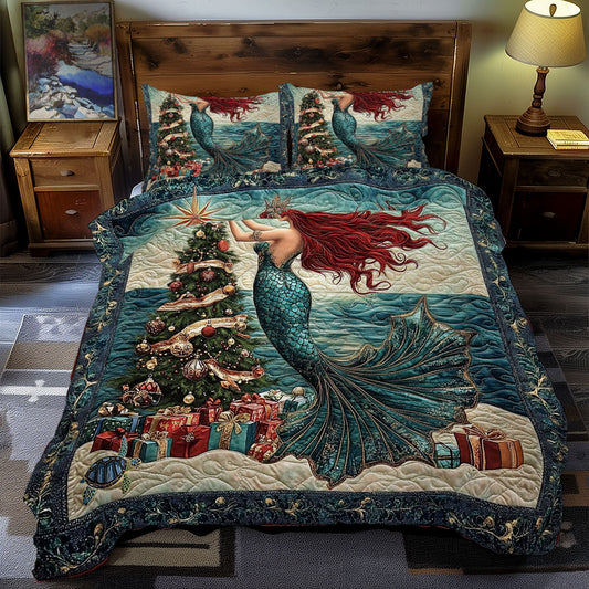 Mermaid Decorate Christmas WY1012069CL Duvet Cover Set