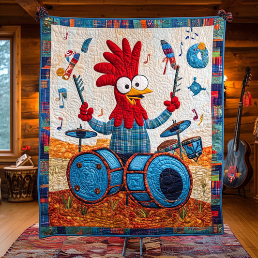 Drumstick Rooster WY2607043CL Quilt