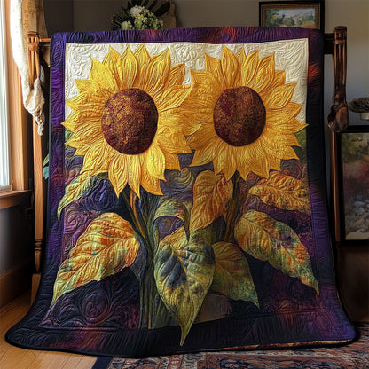 Whispering Sunflowers WN1703068CL Quilt