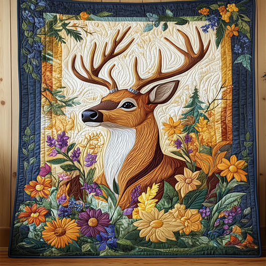 Woodland Majestic Deer WJ1904028CL Quilt