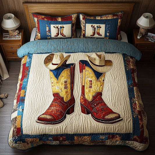 Cowboy Boots And Hat WY1402035CL Duvet Cover Set