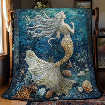 Coral Reef Mermaid WN2203006CL Quilt