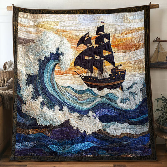 Ocean Fury Sailboat WN1804024CL Quilt