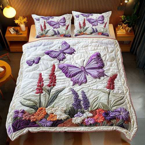 Purple Lavender Butterfly WP0701060CL Duvet Cover Set