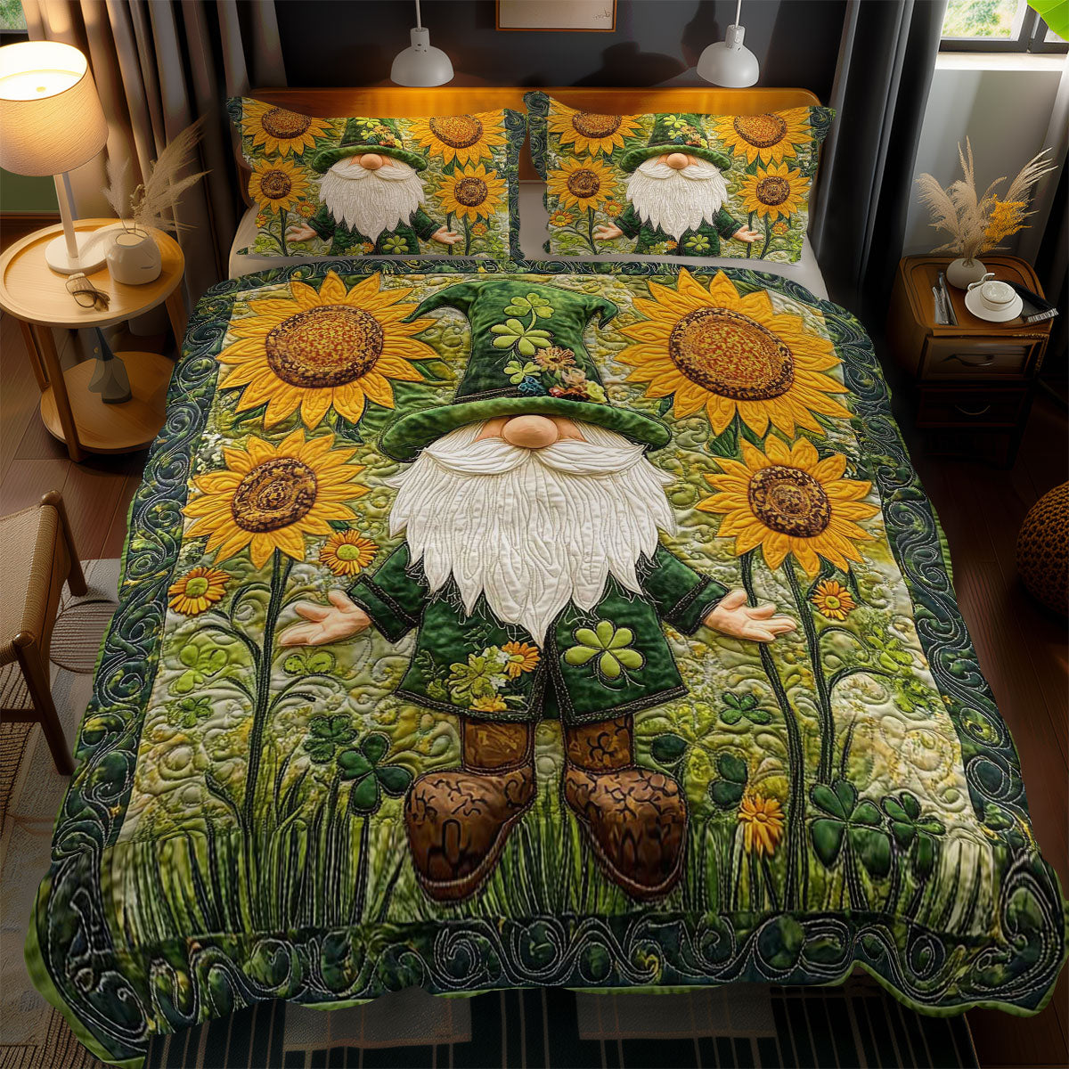 Green Gnome Glow WN3112060CL Duvet Cover Set