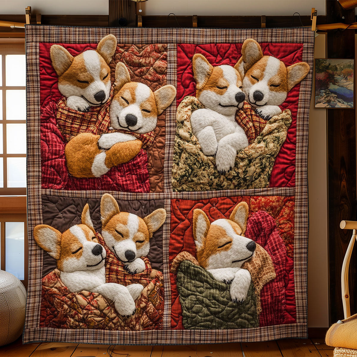 Corgi Blanket Nest WN1207005CL Quilt