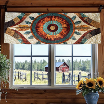 Native Totem Calling WN1407099CL Quilted Valance