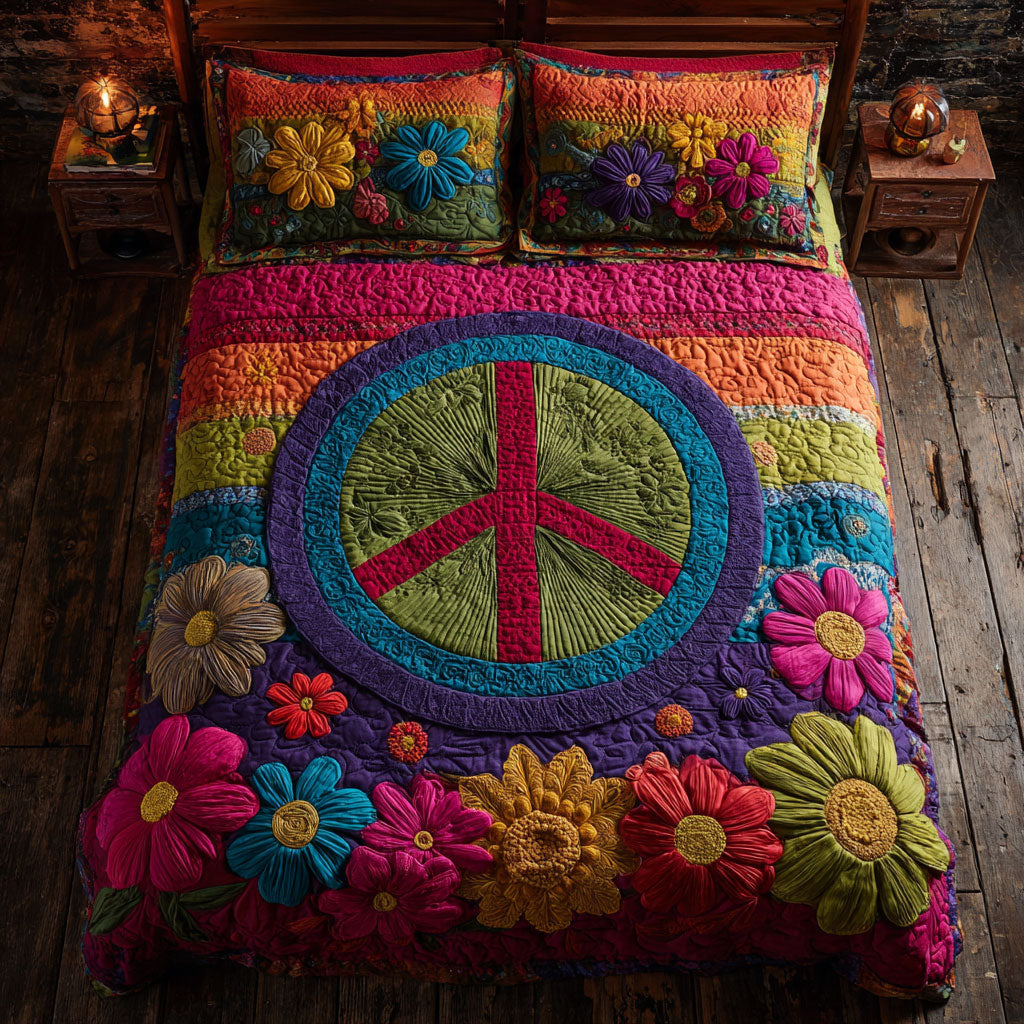 Petals of Peace CW2808017CL Duvet Cover Set