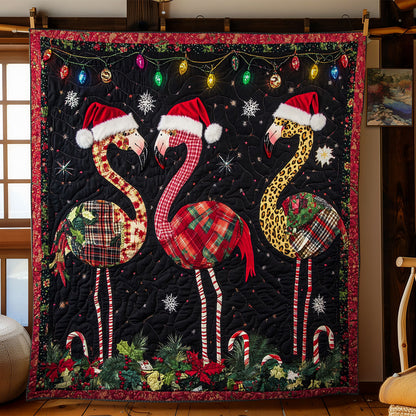 Flamingo Christmas Star WN1107016CL Quilt