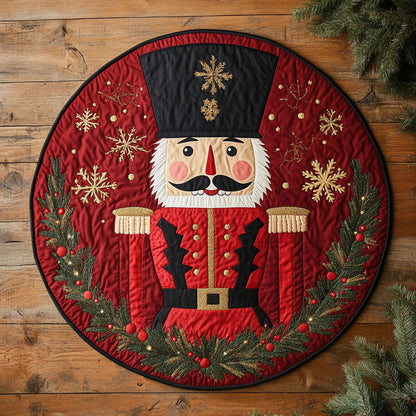Nutcracker Glow CW2208007CL Quilted Round Mat