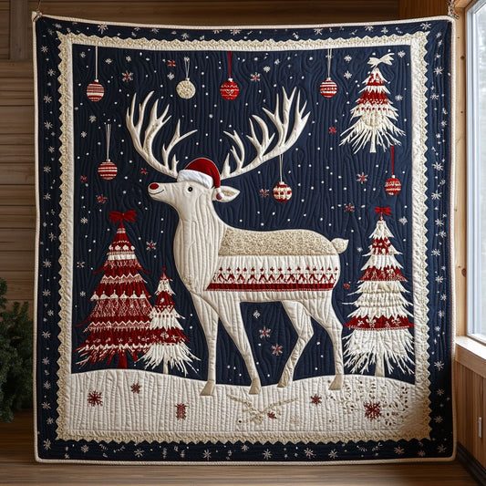 Festive Antlers CP2308061CL Quilt