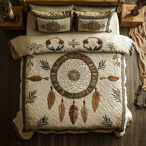 Native Feather Dreamcatcher WY2201031CL Duvet Cover Set