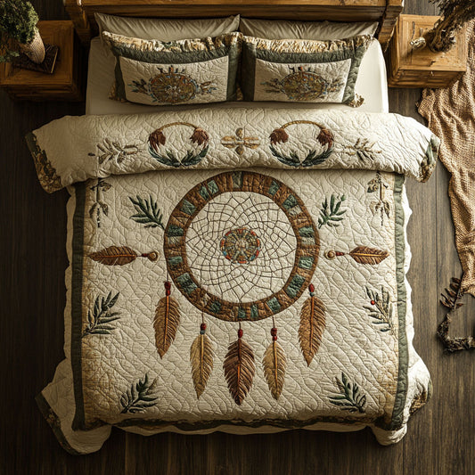 Native Feather Dreamcatcher WY2201031CL Duvet Cover Set