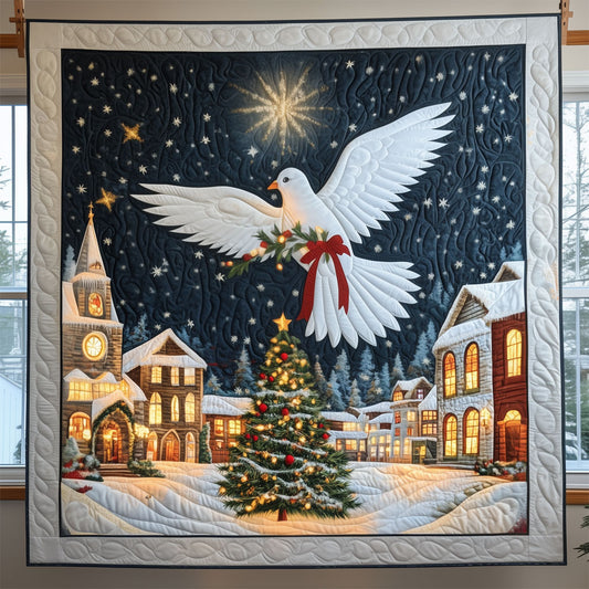 White Dove Carrying An Olive Branch LT2709017CL Quilt